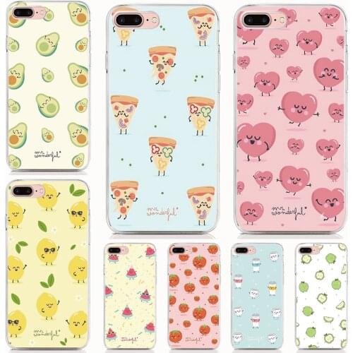 For Google Pixel 4 4XL 3A XL 2 2XL 3 3XL XL Soft Tpu Silicone Case Print Funny Cute fruit Back Cover Coque Shell Phone Cases