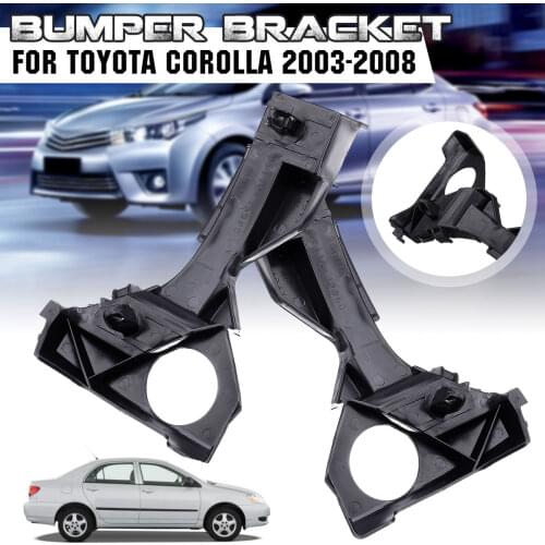 For Toyota Corolla 2003 2004 2005 2006 2007 2008 Front Right Left Bumper Spacer Bracket Black 5211602061 TO1066142