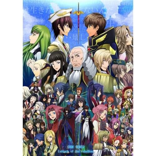 Lot style Choose Code Geass Anime Art print Silk poster Home Wall Decor