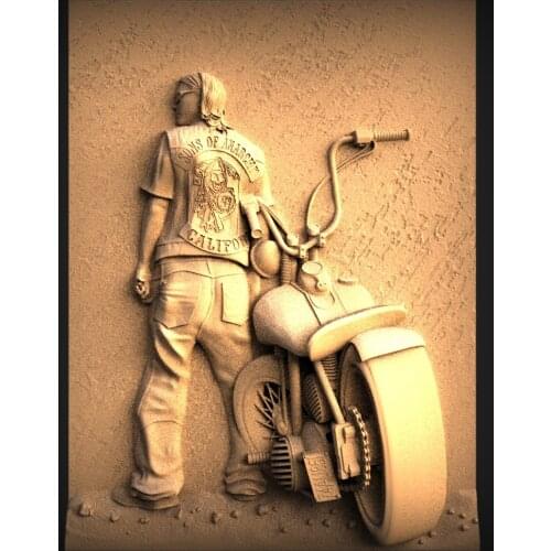 STL Model Panno for CNC Router 3D Printer Artcam Aspire Bas Relief