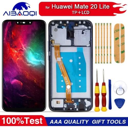 New original Touch Screen LCD Display LCD Screen For HUAWEI Mate 20 lite Replacement Parts +Tool+3M Adhesive SNE LX1 LX2 LX3