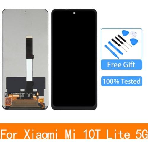Original Display For Xiaomi Mi 10T Lite 5G M2007J17G LCD Display 10 Touch Screen digitizer Accessories For Mi 10T Lite 5G Screen