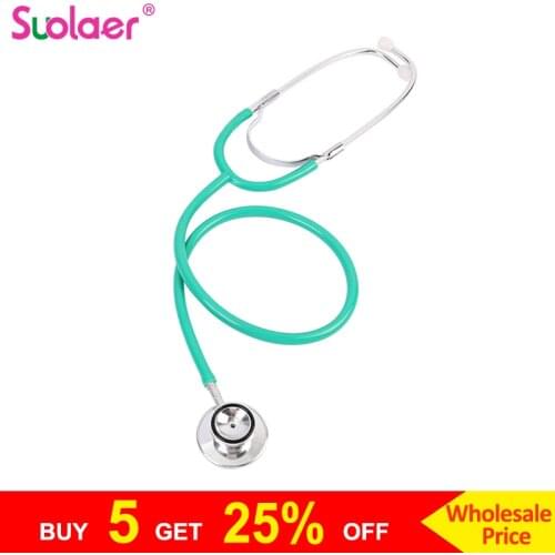 Portable Dual Head Stethoscope Doctor Medical Stethoscope Professional Cardiology Medical Equipment Device Student Vet Nurse