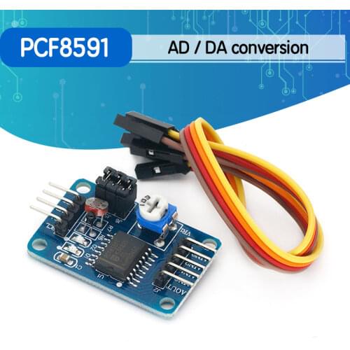 PCF8591 AD / DA Conversion of to Digital /Digital-to- Converter Module Temperature Illumination