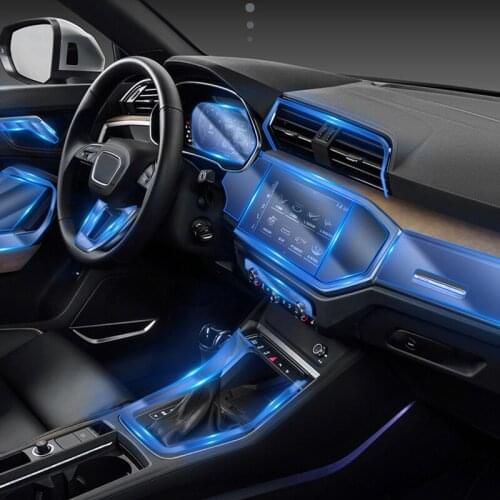 For Audi Q3 2020 2019 TPU Transparent Film Car Dashboard Film Screen Protection Sticker Anti-scratch Left Right Hand Drive 32Pcs