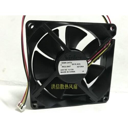 Brand new Nidec 8025 d08k-24tu 58b (AX) DC24V 0.13a frequency converter fan