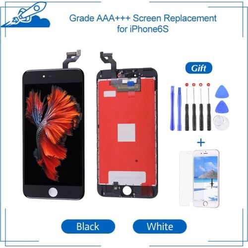 Grade AAA+++ 4.7 inch For iPhone 6S LCD Touch Screen IPS Display With digitizer Assembly Replacement No Dead Pixel White & Black
