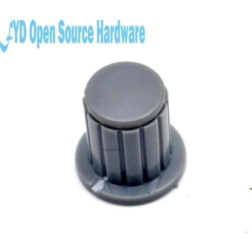 10pcs Bakelite knob KYP25-18-4J aperture 4MM gray Potentiometer knob