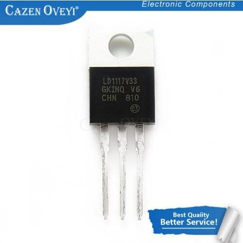 10pcs/lot LD1117V33 LD1117AV33 TO-220 In Stock