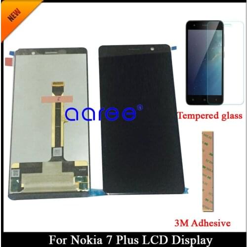 100% tested Gurantee Grade AAA LCD Display For Nokia 7 PLUS LCD For Nokia 7plus Display LCD Screen Touch Digitizer Assembly