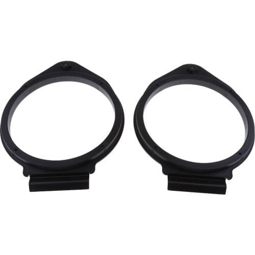 2Pieces 6.5 Inch Black Plastic Speaker Adapter Bracket Ring for Regal,Excelle,Cruze ,Lacrosse, opel