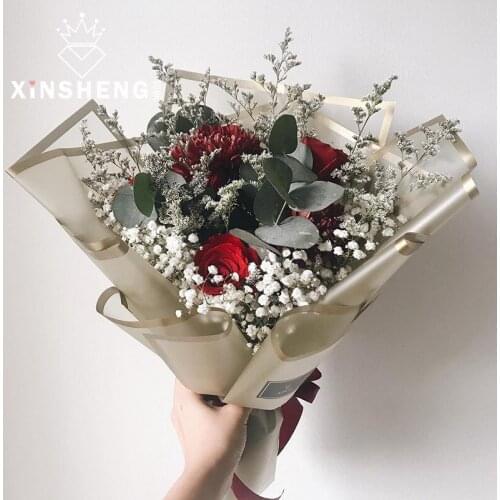 20pcs/lot Korean Paper Bouquet Flowers Wrapping Paper Gift Floral Shop Packaging Material Wrapping Paper