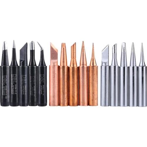 5 in 1 Lead-free Solder Iron Tip 900M-T Series Replaceable Welding Head For Hakko 936 Rework Soldering Station