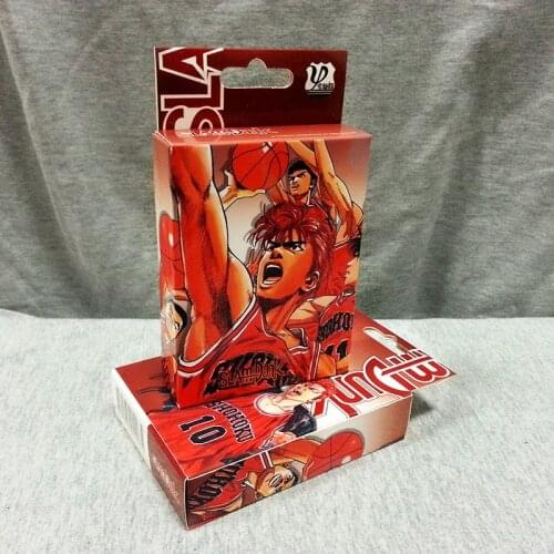 Anime Slam Dunk Sakuragi Poker Cards Cosplay Board Game Cards With Box toy gift