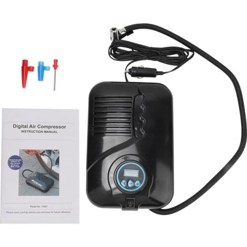 Free Shipping With LED Light DC12V Pump Portable 250PSI Car Tire Inflator Digital Screen Air Compressor Pump For Car E-Bike