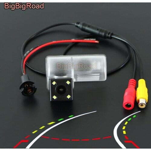 BigBigRoad For Toyota Vios / Etios / YARiS L Corolla Levin 2015 2016 Car Intelligent Dynamic Trajectory Tracks Rear View Camera