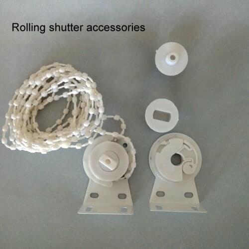 25/28/38 Manual Roller Blind Bead Chain Curtain Clutch Roller Blackout Curtain Drawstring Home Decoration