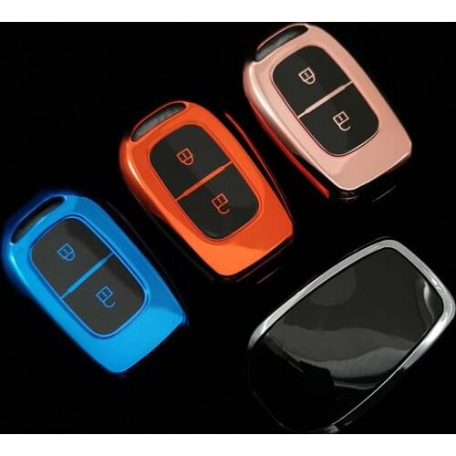 High Quality TPU Remote Key Cover Case For Renault Duster Dacia Scenic Master Megane 2016 2017 Fob Candy Bar Car Key Accessories