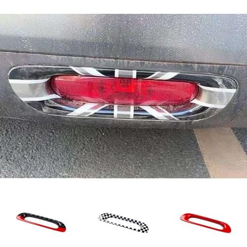 Union Jack Decorative Circle Car Taillight Paste Shell Stickers For Mini Cooper One JCW S F55 F56 Car-Styling Accessories