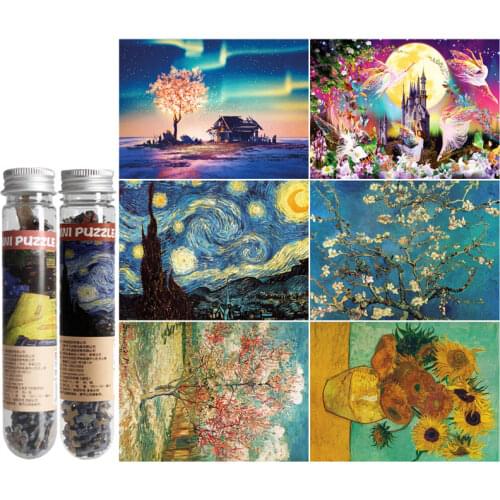 Mini Jigsaw Puzzles 234 Pieces for Adults Small Jigsaw Puzzle 6 x 4 Inches House Entertainment Toys Home Decor Puzzles