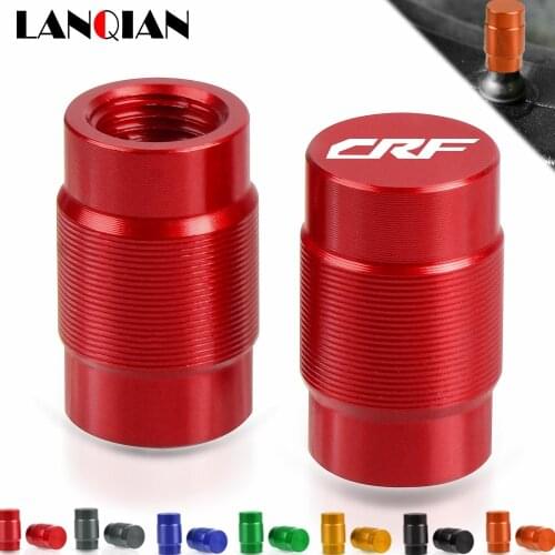 Motorcycle Aluminum Wheel Tire Valve Stem Caps Airtight Covers For Honda CRF 150 230 250 450 X F R L M RALLY 2003-2019 Parts