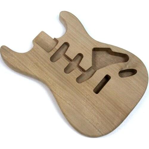 Mahogany wood Unfinish electric body