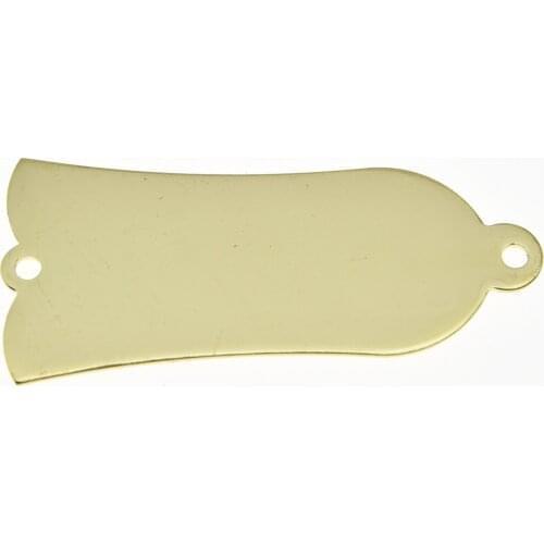 KAISH Metal Guitar Blank 2 Holes Truss Rod Cover Fits LP SG Gold