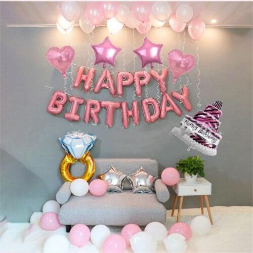 Ring Cake Balloon Combination Baby Party Decorations Set Newborn Baby Birthday Party Decoration Supplies