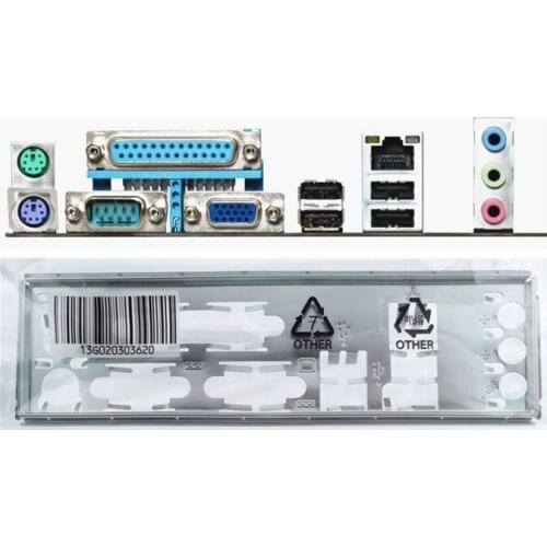 New I/O shield back plate of motherboard for P5G41C-M LX P5G41T-M LX V2 just shield backplate Free shipping