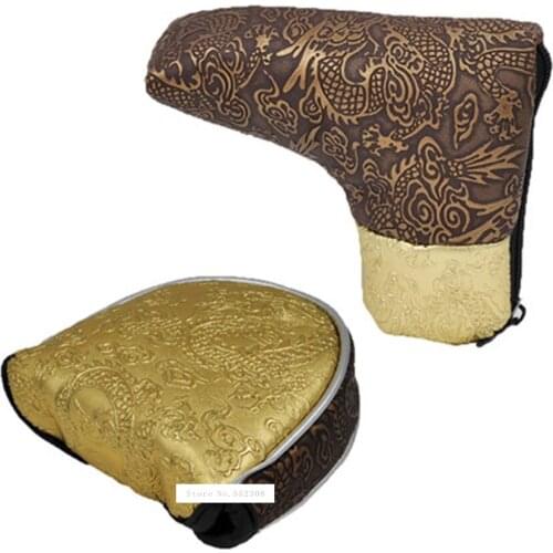 New Canvas Material Club Heads Cover Soft Wood Golf Club Driver Headcovers Professinal Golf Head Cover Protect Set 2 Shape