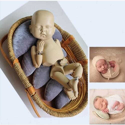 Newborn Photography Props Moon Blanket Baby Girl Boy Photo Shoot Studio Poser Basket Filler or Bean Bag Pillow fotoshooting Prop