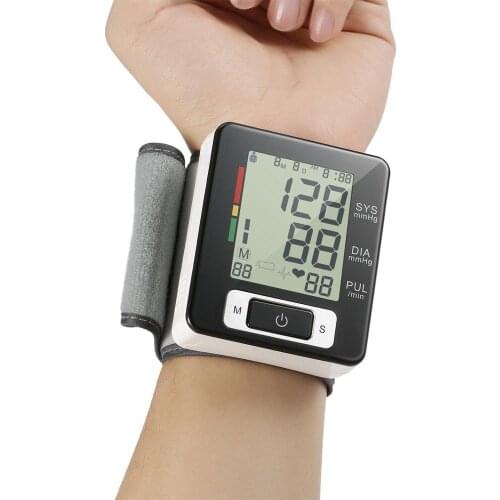 Automatic Upper Arm Style Electronic LCD Display Blood Pressure Monitor English Voice Heart Beat Meter Sphygmomanometer New