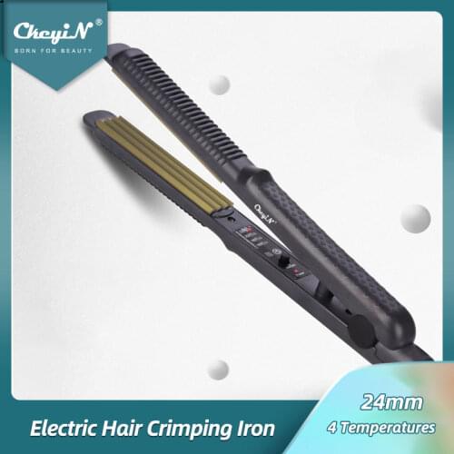 Fast Heating Corrugated Hair Straightener Crimper Corrugation Flat Iron Fluffy Small Waves Corn Perm Splint Straightening Irons