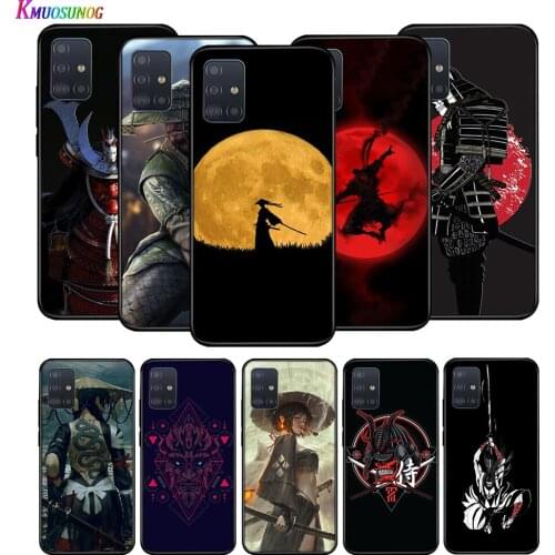 Silicone Soft Cover Japan The samurai Ninja for Huawei P40 P30 P20 Lite E Pro P Smart Z Plus 2019 P10 P9 Lite Phone Case