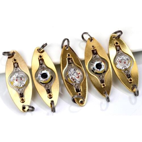 LED Underwater Deep Drop Eye Lure Fish Lure Flashing Lamp Light 2 Pcs For Newest Fishing Tool Underwater Luminous Lure Light