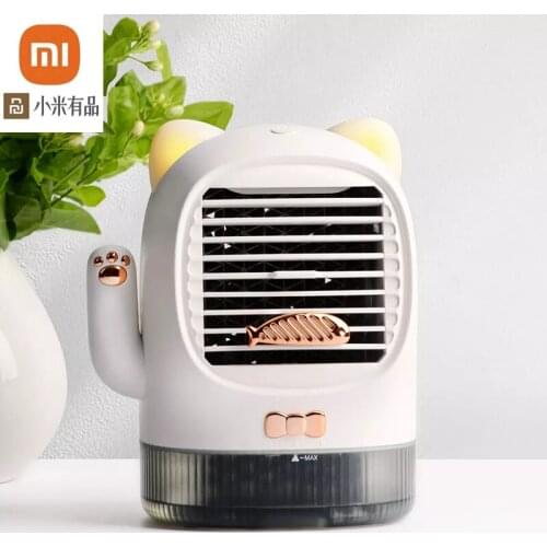 USB smart multifunctional table set mute water cooling fan three-block wind speed atmosphere breathing lamp for youpin youpin