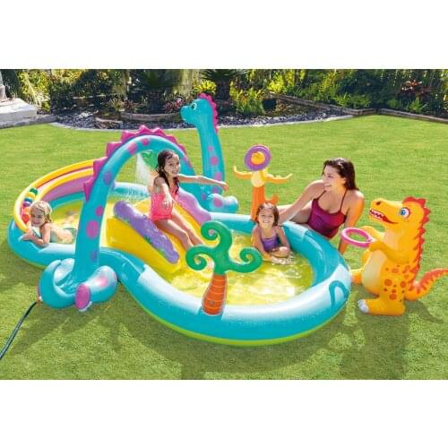Thickened Dinosaur Beach Pools Summer Outdoor Inflatable Castle Toys Inflatable Ocean Ball Pool Paddling Pool Kids Swimming Pool