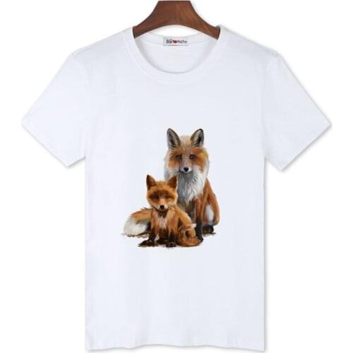 BGtomato Little fox funny tshirt men new design animal print t-shirt cheap sale good quality comfortable shirts for men
