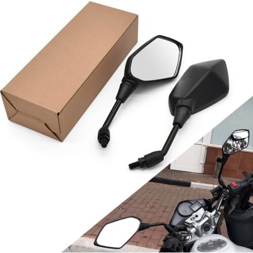 1 Pair Motorcycle Rear View Mirrors For Triumrh THRUXTON TIGER 800 1050 1200 XC/XCX/XR TT 600 10mm 8mm Back Side Convex Mirror