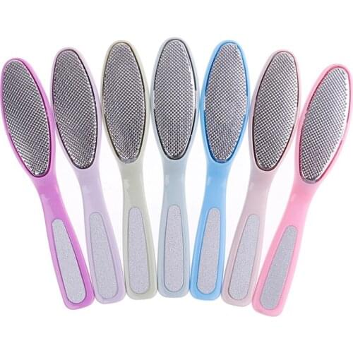 1pc Double Sided Foot Rasp Scrubber Grater Dry Rough Dead Skin Callus Remover Scraper Pedicure Colorful Foot File Tools