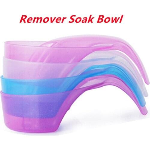 New Nail Art Hand Wash Remover Soak Bowls with Rectangle Shaped Hand Spa Manicure Tools Nail Supplies for Professionals