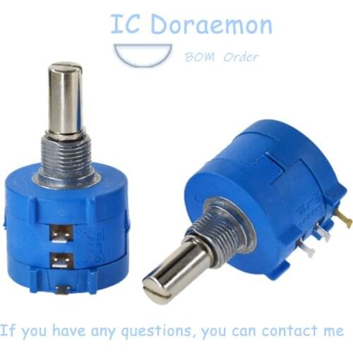 3590S-2-101L Precision Multi-turn Adjustable Potentiometer Resistance 102L 103L 104L 202L 203L 100R 200R 1K 2K 10K 50K Ohm
