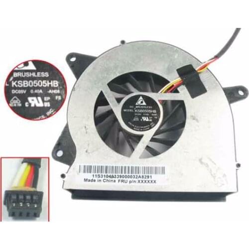 Detla Electronics KSB0505HB AH08 DC 5V 0.40A 4-Wire Laptop Cooling Fan