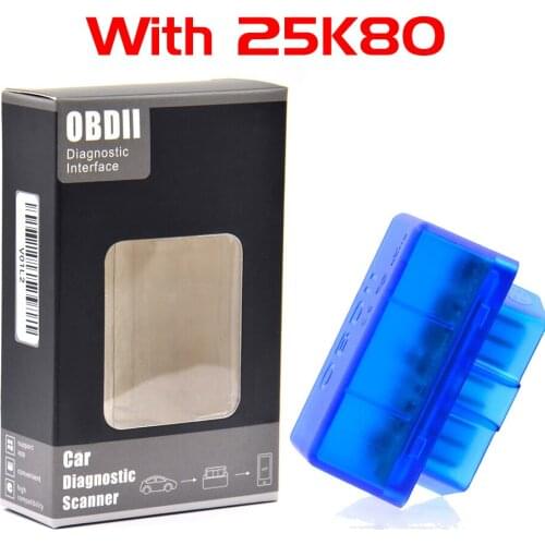 Really V1.5 Super MINI ELM327 Bluetooth ELM 327 PIC18F25K80 Version 1.5 OBD2/OBDII for Car Diagnostic-Tool Scanner