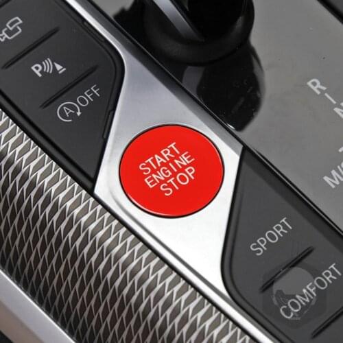 Carbon Fiber Car Panel Cover Stylish Texture Trim Start Stop Button Dashboard Protection Strip Auto Decoration for BMW 3 Series
