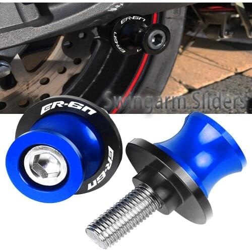 For Kawasaki ER-6N ER6N ER 6N 2006-2016 Swingarm Spools 10mm Motorcycle Accessories Rear Swingarm Stand Slider Cover Protector