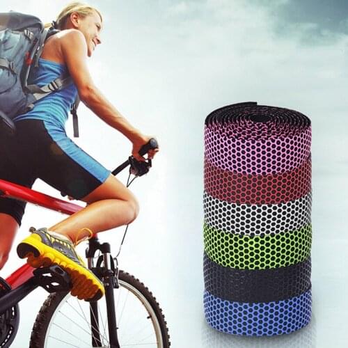 Bike Handlebar Tape Road Bicycle Anti-slip Silica Gel EVA Shock Absorption Handle Bar Tape Cycling Wrap End Plug Mtb Handlebar