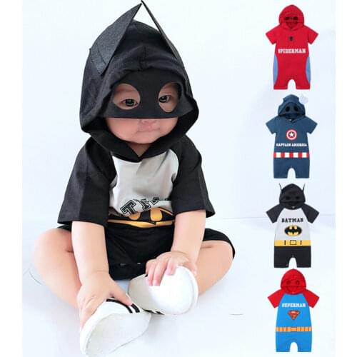 Summer New Born Baby Boy Clothes Ins Cartoon Baby Costume Short Sleeve Baby Rompers Outfits 3-12M Kids Clothing for Boys 2021HOT