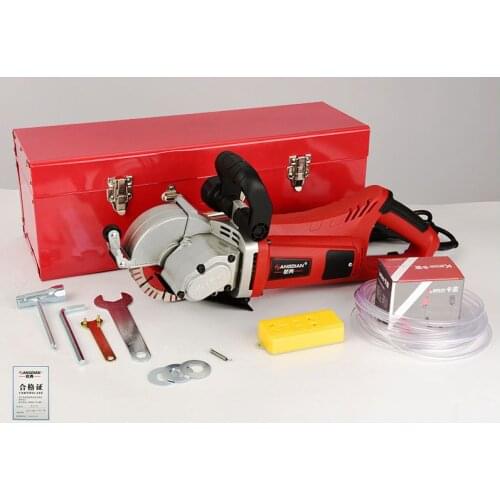 220V electric chasing wall slot cutter wall slotting machine Cutting depth 40mm Reinforced concrete cutting machine