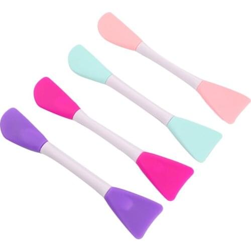1PCS Soft Face Mask&Facial Cleansing Brush Double-head Silicone Face Mask Brush Premium Quality ,Facials, Mud,Clay Mask